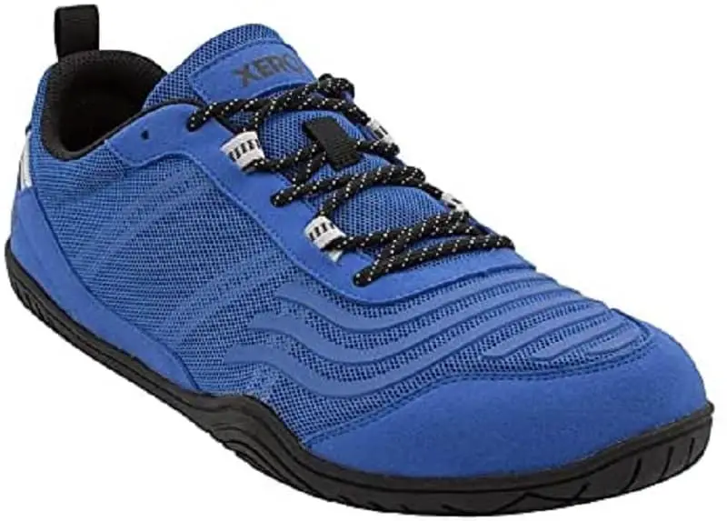 a blue xero shoes 360 men barefoot shoe